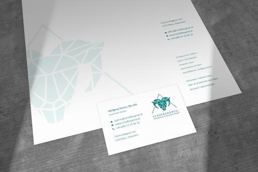 Corporate Design, Logo; Unternehmensdesign: Breifpapier & Visitenkarte; SII, Wien