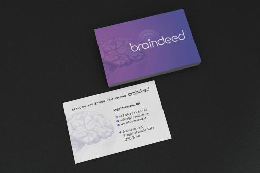 Visitenkarten, Braindeed (Kreativagentur), Wien