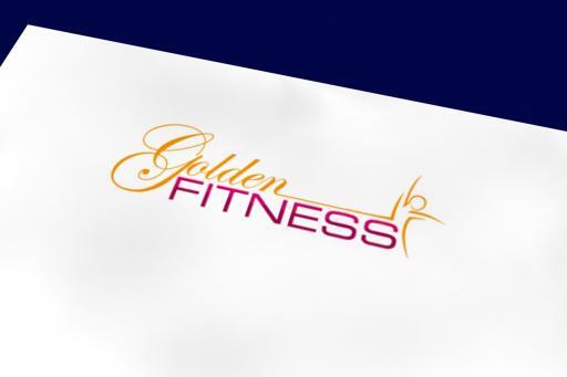 Corporate Design, Logo; Design: Logo auf Papier, Golden Fitness